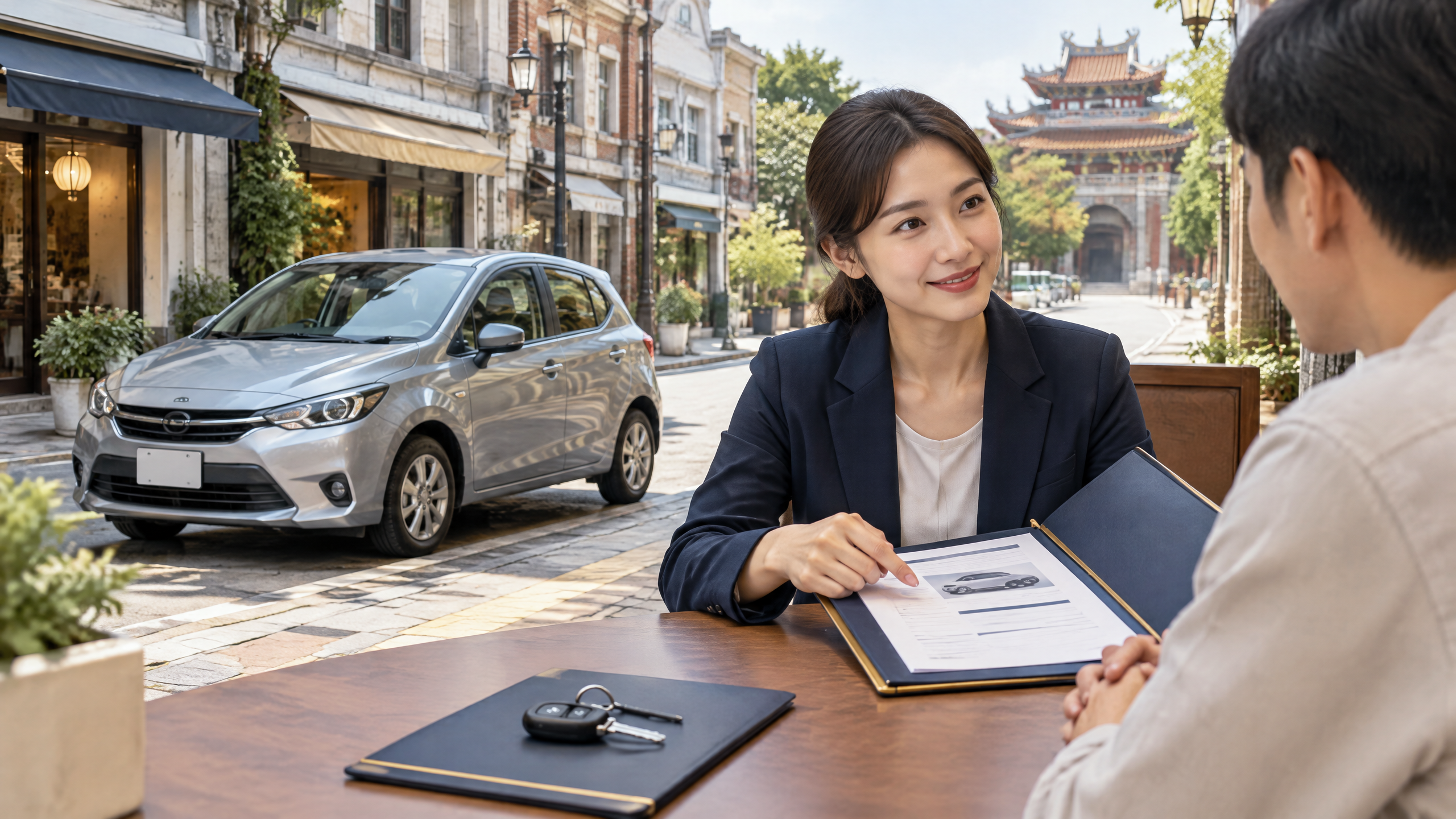 台南中西區免留車借款|工作與店家用車需要週轉可以先問嗎?|情境示意圖
