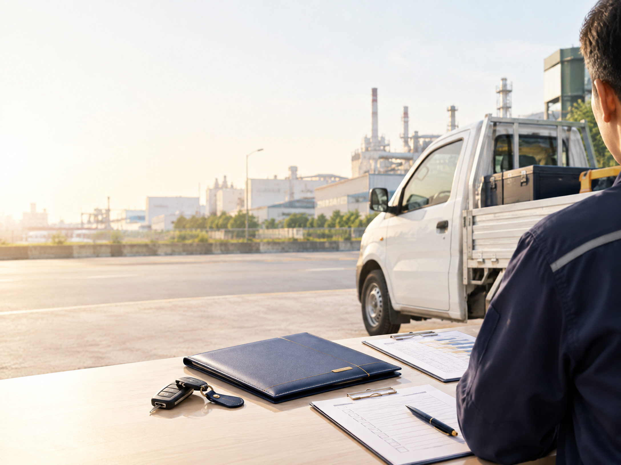 台南安南區汽車借款|工業區工程、維修與外勤工作用車可以先詢問嗎?|情境示意圖